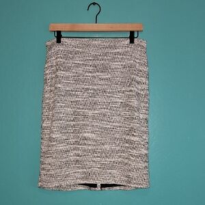 Banana Republic Factory Monochrome Patterned Pencil Skirt